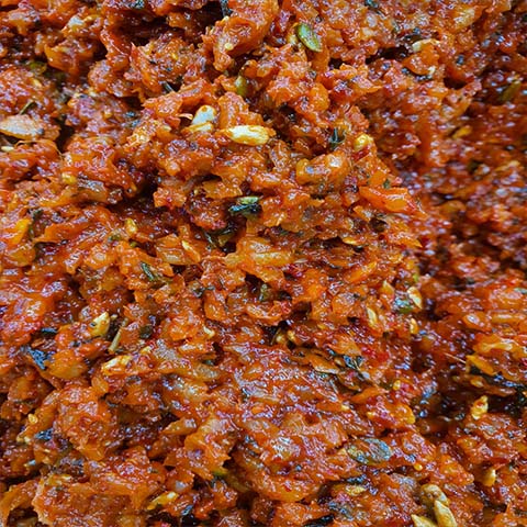 비빔오징어무말랭이