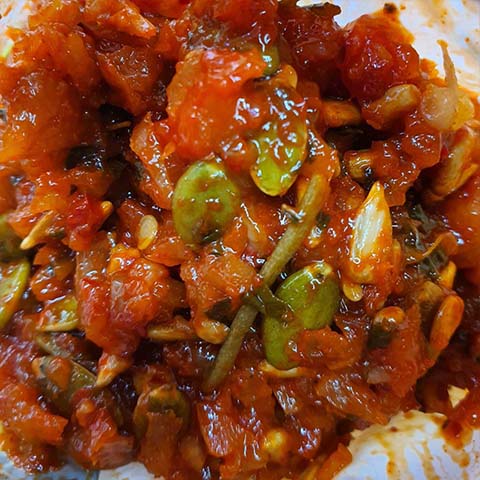 비빔오징어무말랭이