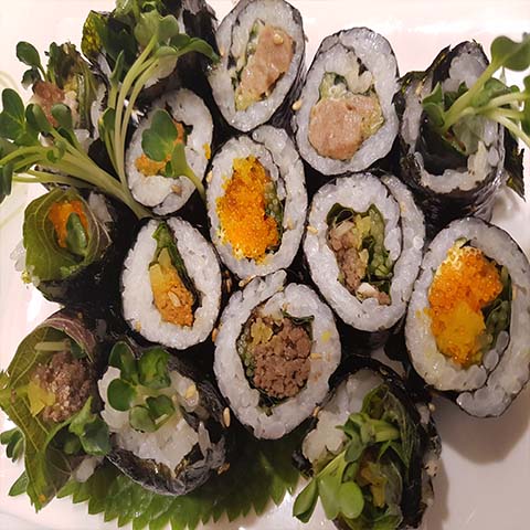 비빔오징어무말랭이